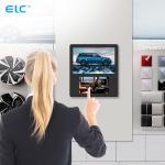 WiFi POE Android Dual Screen Indoor Advertising Display For Restaurant