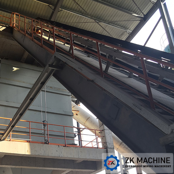 Powdery Granular 300m3/H 90° Large Angle Belt Conveyor