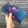 Buy cheap Authentic Stingray Skin Female Long Flower Trifold Wallet Genuine Leather Lady Large Clutch Purse Women's Card Holders from wholesalers