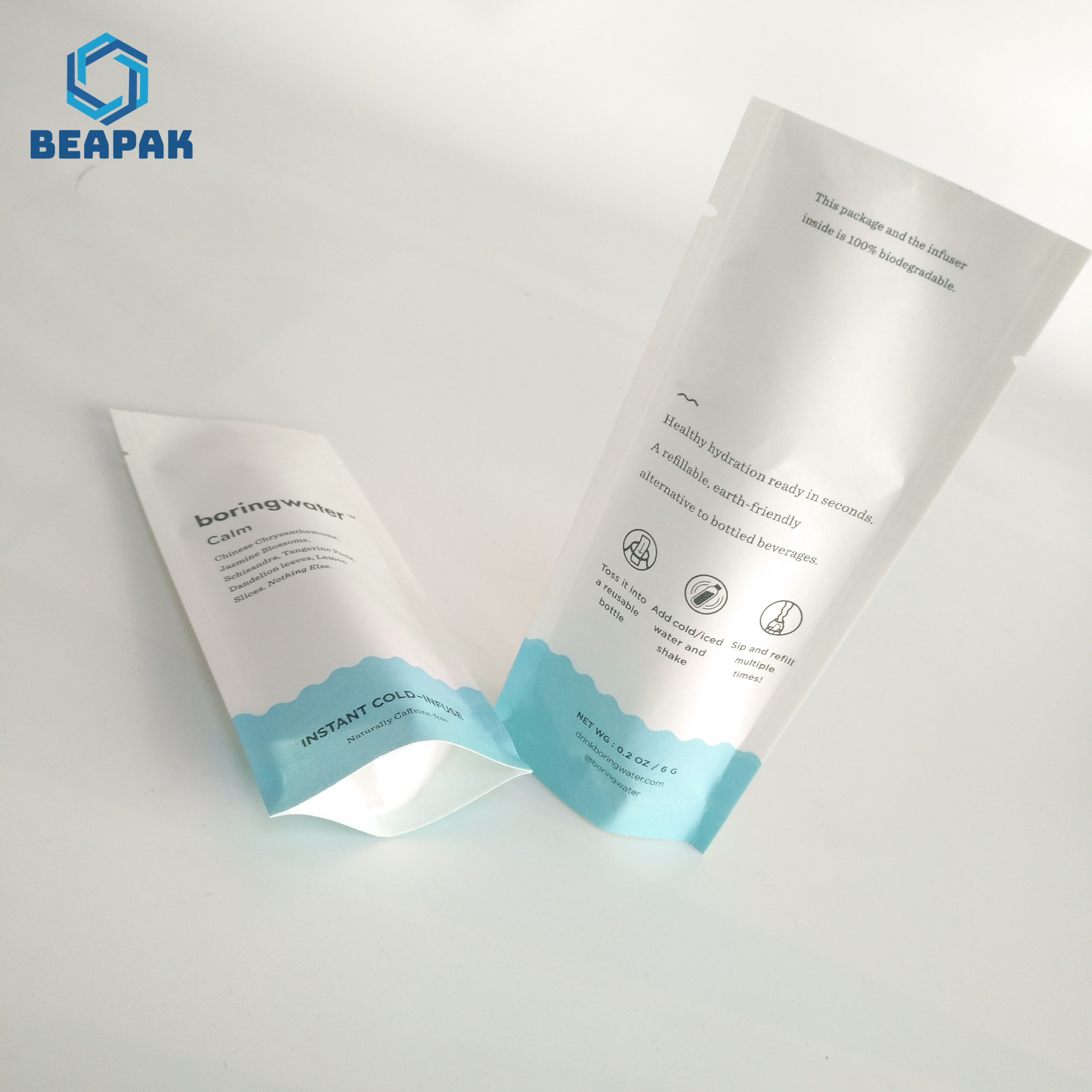 Resealable k Foil Heat Seal Biodegradable Coffee Bags