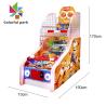 Buy cheap 2 players coin operated Basketball arcade game machine Amusement park machine ball machine mini basketball game machine from wholesalers