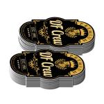 Self Adhesive Custom Printed Gold Foil Stickers PVC Vinyl