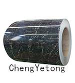 Buy cheap Marble Grain Color Coated Steel Sheet SMP Coating Printing Precision 0.2MM from wholesalers