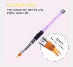Multifunctional Nylon Hair Beauty Nail Brush Eye Magnet Acrylic Nail Brush