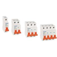 Buy cheap 63A DC MCB Circuit Breaker , Din Rail Mount Circuit Breaker 6KA 1P 2P 3P 4P product