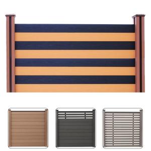 Buy cheap Residential Wood Plastic Composite Fence Panels WPC Fence Boards from wholesalers