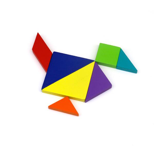 Buy cheap Magnet Wooden Puzzle Tangram Game Sorting Stacking Travel Tangram Puzzles For Adults from wholesalers