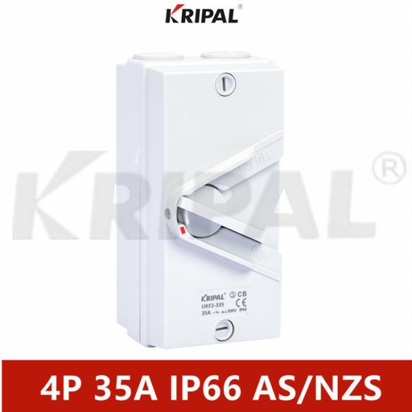 Buy cheap 35A IP66 4P Waterproof Isolating Switch Outdoor Australian standard from wholesalers