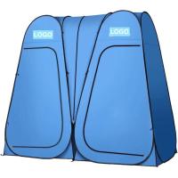 Buy cheap 94.5*47.2*74.8Inch Waterproof Blue Polyester 190T Pop Up Privacy Tents With Full product