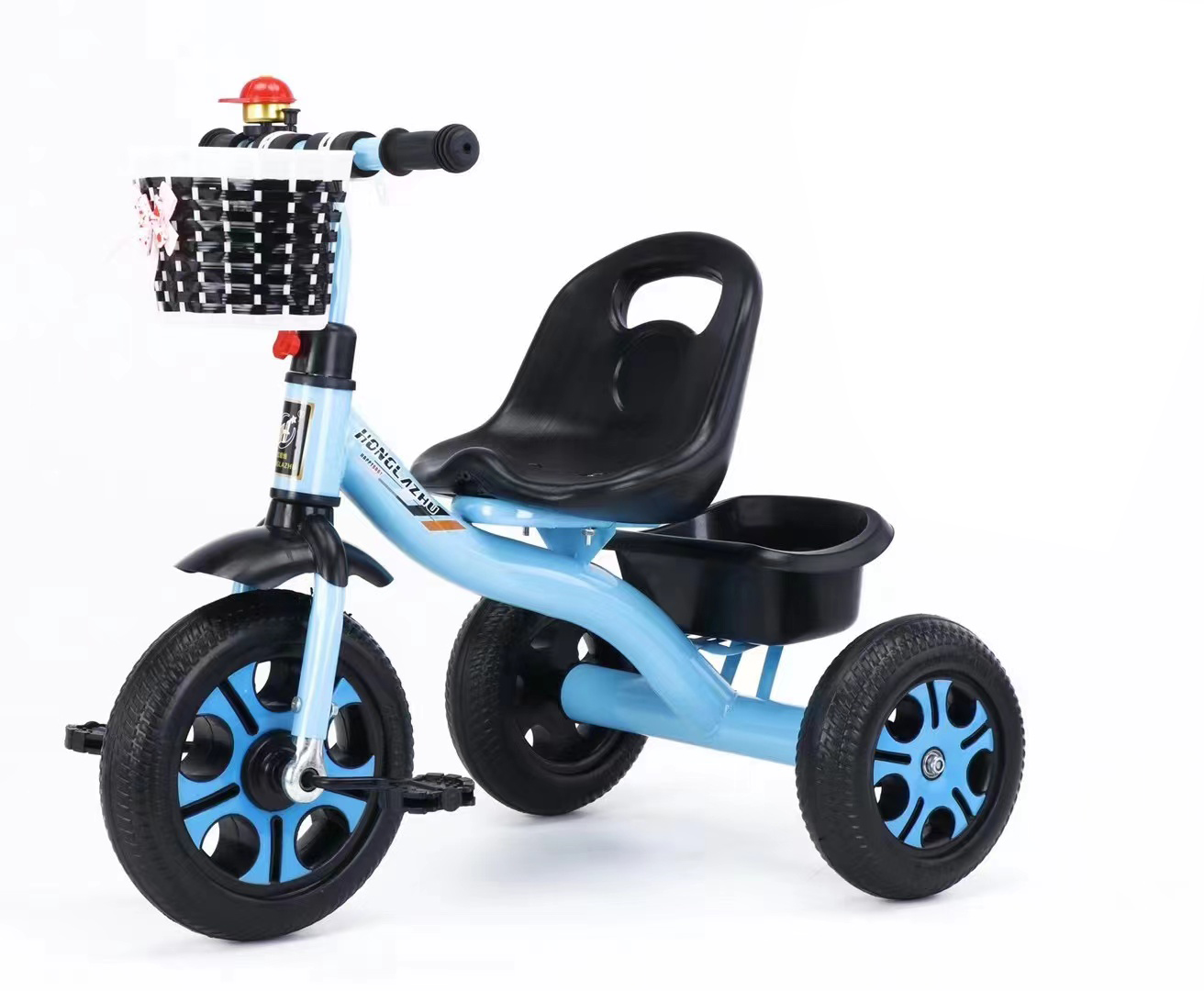 2023 Baby Trike Fast Loading Handlebars and Woven Front Basket for Children 2-5 Years Old