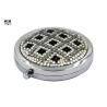 Buy cheap Magnifying Feature Bling Silver Plated Compact Mirror Wedding Favours from wholesalers