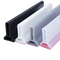 Buy cheap High Quality Silicone Shower Threshold Water Barrier Bathroom Water Stopper product