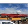 Buy cheap Used 2014 Putzmeister 56m Concrete Placing Boom Pumping Machine Truck Mounted Concrete Pump Cost from wholesalers