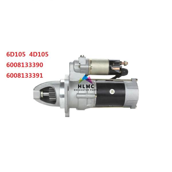 Buy cheap Komatsu Excavator Engine Starting Motor 600-813-3390 600-813-3391 For 6D105 4D105 from wholesalers