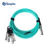 Buy cheap High Speed AOC Optical Fiber Cables 40G QSFP+ To 4 SFP+ 20M from wholesalers