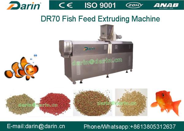 DR70 High Quality Stainless Steel Floating Fish Feed Double Screw Processing