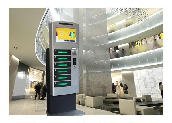 Buy cheap Commercial Cell Phone Charging Stations Kiosk , Secure Phone Charging Station 19 Inch from wholesalers