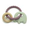 Buy cheap Food Grade Elephant Silicone Beech Wooden Teething Toys For Young Babies from wholesalers