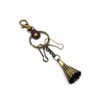 Silk screen printing Zinc Alloy Keychain Carabiner Badminton Keyring