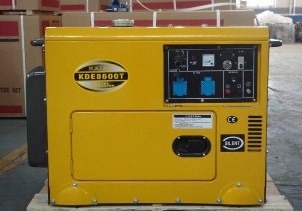 Buy cheap Customized 6kva Silent Residential Diesel Standby Generator Low Fuel Consumption from wholesalers