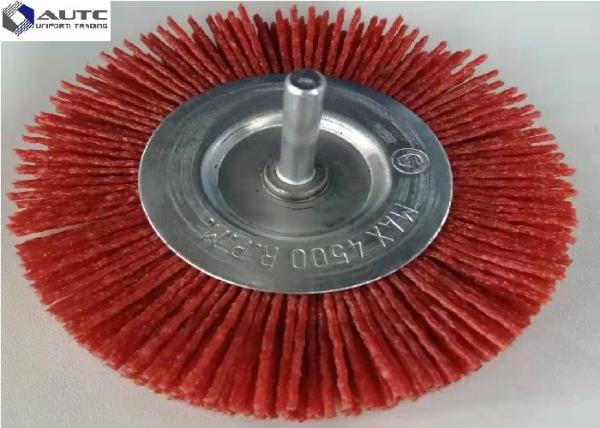 Buy cheap Abrasive Nylon Wire Wheel Brush 1.4mm Wire Diameter Red Colour For Polishing from wholesalers
