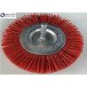 Buy cheap Abrasive Nylon Wire Wheel Brush 1.4mm Wire Diameter Red Colour For Polishing from wholesalers