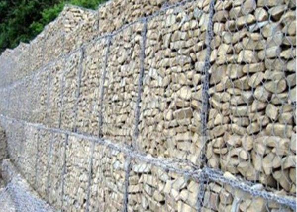 Buy cheap Pvc Coated Hexagonal Stone Filled Gabions Rockfall Protection Netting from wholesalers