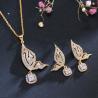 Buy cheap Butterfly CZ Bridal Jewelry Sets Women Girls Sparkling Rhinestone Set Butterfly Jewelry Necklace Earring Jewelry from wholesalers