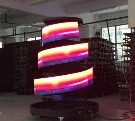 Buy cheap IP43 Led Stage Backdrop Screen Flexible P2.5 Indoor Led Display AC90V from wholesalers