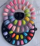 40 Pieces Macaron Packing Box Korean Cookie Baking Clear Snow Crisp Chocolate