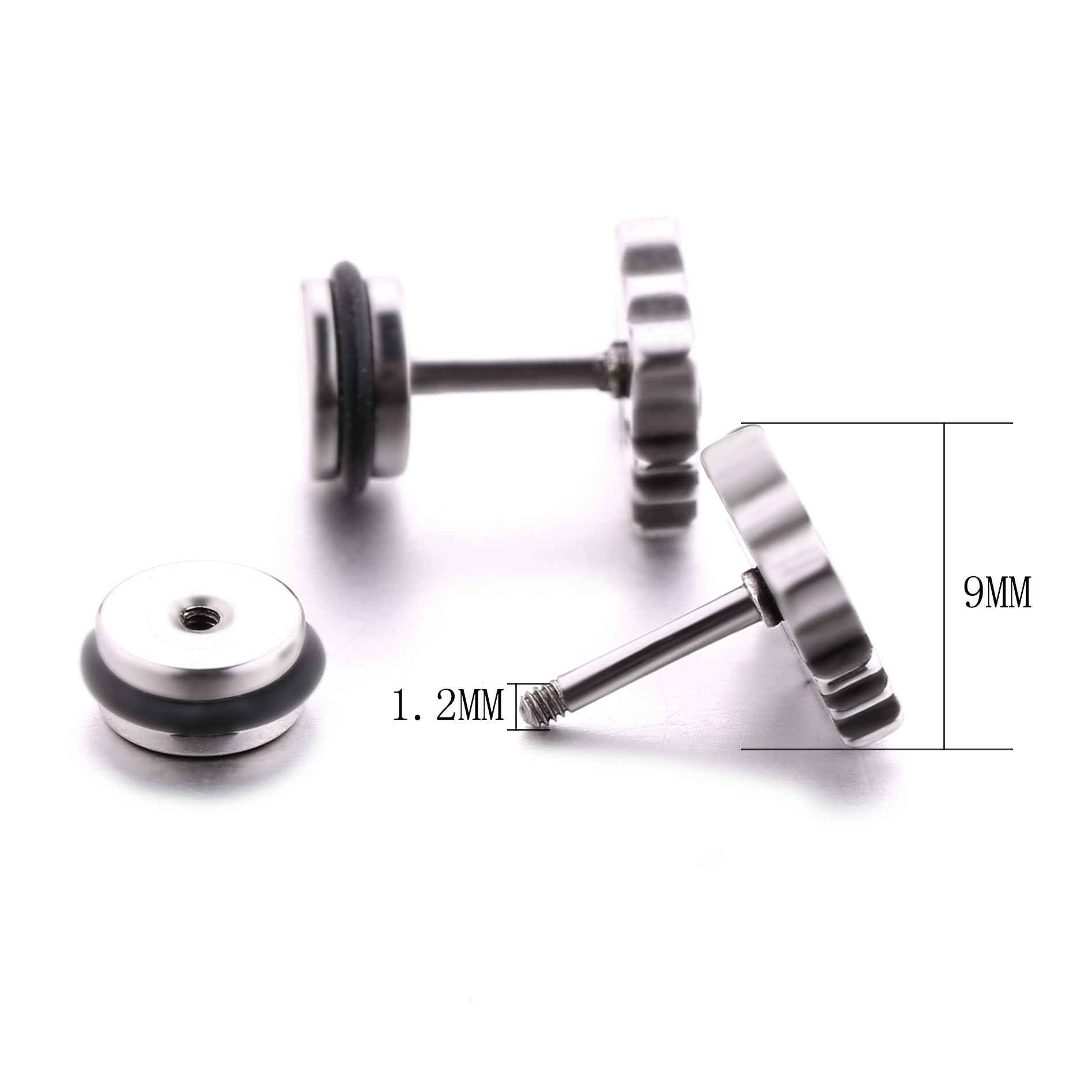 New Fashion Earrings Baby Happy Cat Screwback Girls Stud Earrings