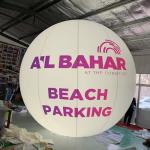 Custom Pattern Big Moon Balloon Inflatable Led Globe Parties Events Outdoor