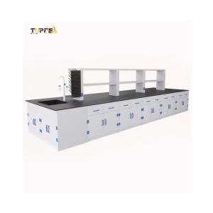 Wholesale Acid Proof Polypropylene Laboratory Bench , ISO 60cm Lab Island Bench from china suppliers