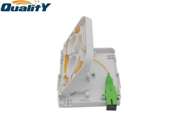 Buy cheap Lightweight 1 Port G657 Fiber Optic Termination Box from wholesalers