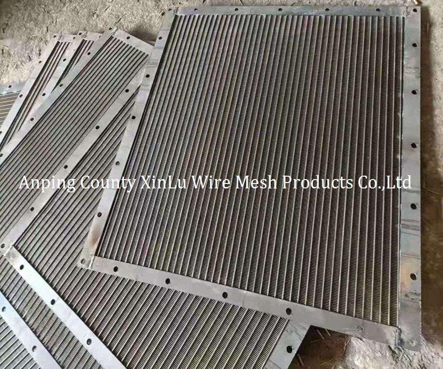 Wedge Wire Wrapped Flat Panel Johnson Screen Mesh for Filtration in Petrochemical Industry
