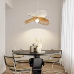 Nordic Wabi Sabi Led Pendant Lights For Living Room Home Decoration Rattan