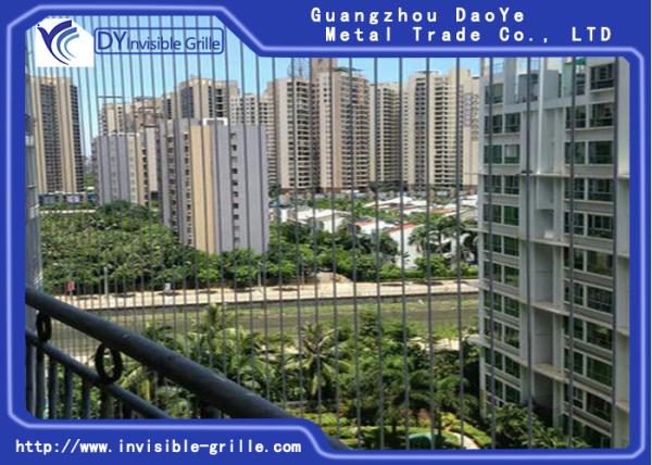 Buy cheap Safety Solution Stainless Steel Wire Grill Aluminium For The Balcony Invisible Grille from wholesalers