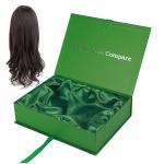 Ribbon Closure Hair Extension Packaging Box Magnetic Closure Gift Box Versatile