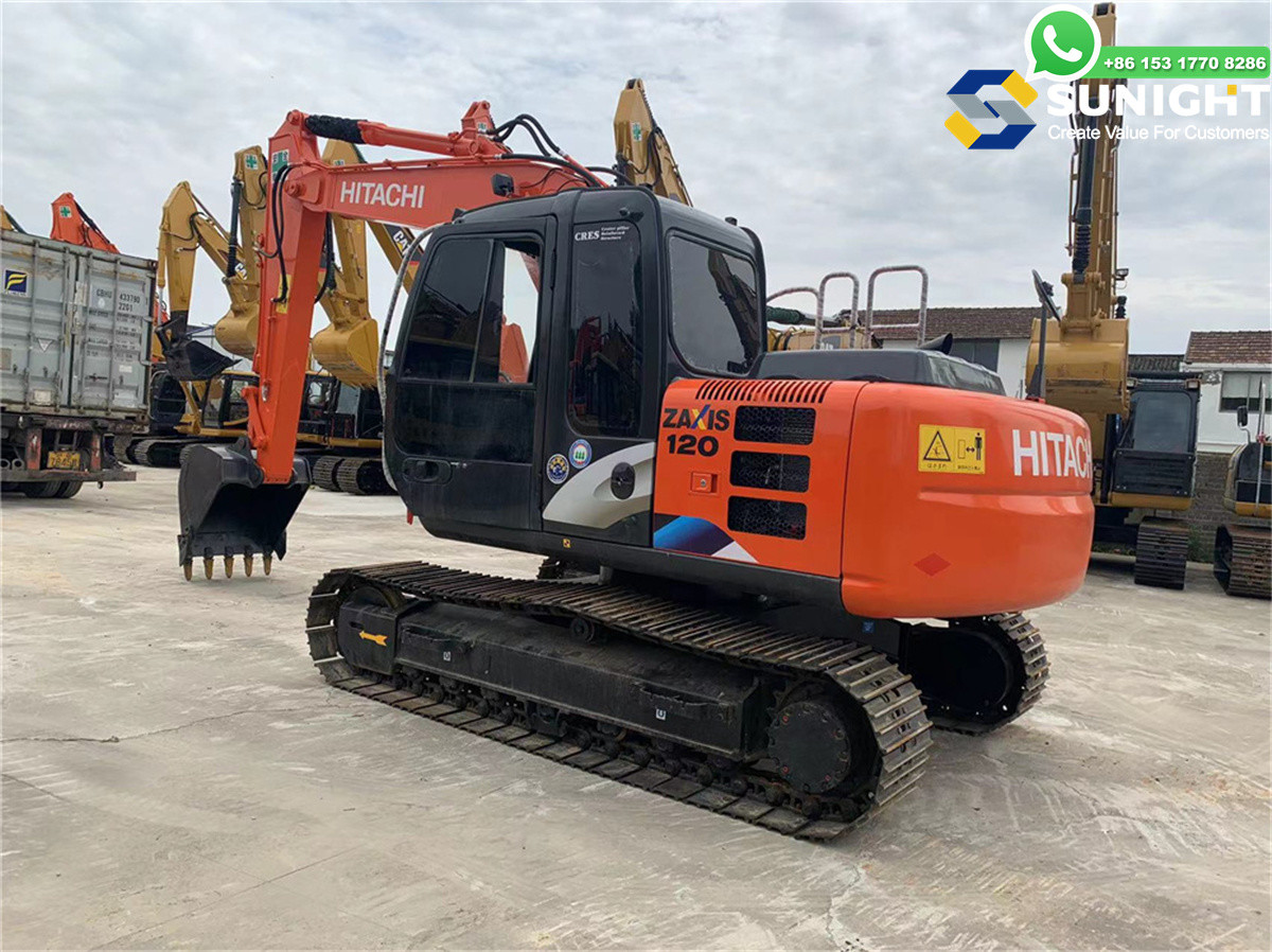 Used HITACHI ZX120 Hydraulic Crawler Excavator Used Hitachi Excavator EX120 ZX120 Zaxis 120-6 Excavator