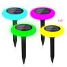Buy cheap Color Waterproof IP65 Outdoor Flat Solar Lights 50lm Auto Charging from wholesalers
