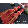 Buy cheap Delicate custom long tassel fringe trimming for curtain attractive tieback hanging ball from wholesalers