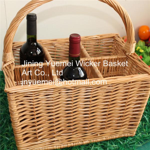 Buy cheap 2016 wicker handle basket wicker redwine basket wicker picnic basket from wholesalers