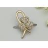 Buy cheap Clover Shaped Plastic Shoe Buckles 41*22MM Suitable For Gifts Shoe Durable from wholesalers