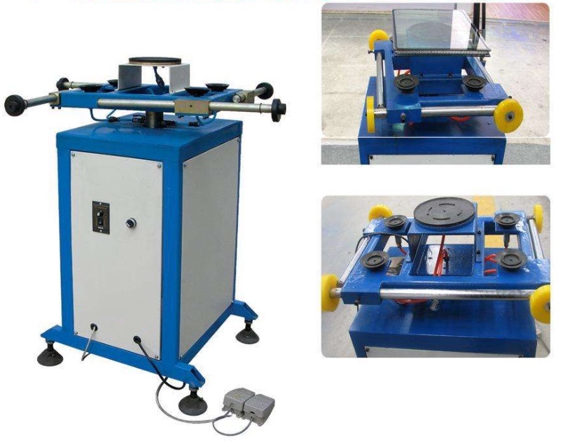 Manufacturer of Rotate gluing table use for insulatng glass sealing
