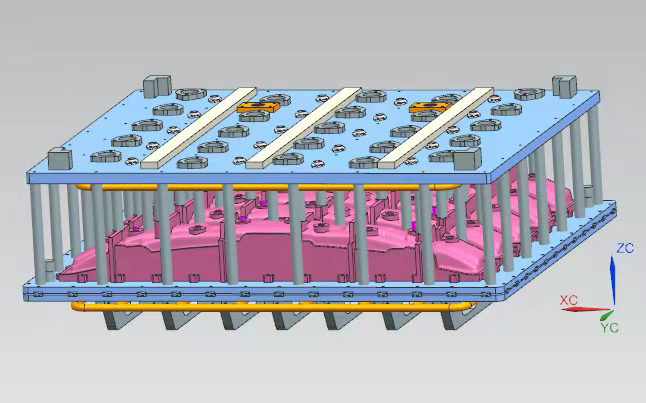 Packaging Protection Box Car Engine Parts EPS Mold