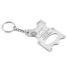 Buy cheap Cheap Promotion Gift Stainless Steel Innovative Credit Card Ruler Brushed Metal Bottle Opener Key Ring from wholesalers