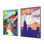 A4 Ultra Slim Aluminum Movie Poster Light Boxes Glass Advertising Light Box