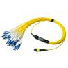 Buy cheap 40g 8 Cores MPO-LC Uniboot Fiber Optic Jumper from wholesalers