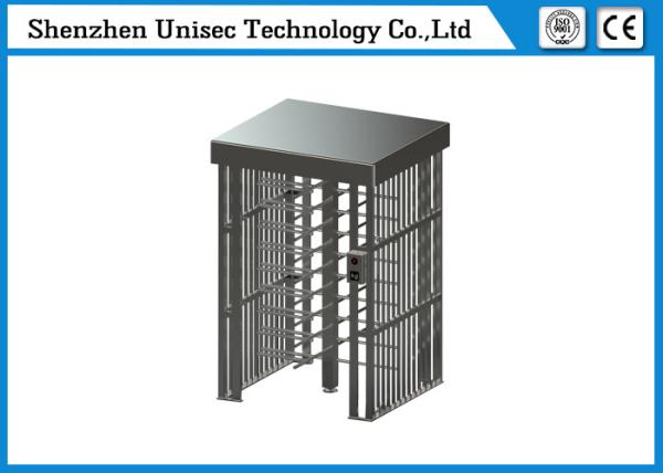 Buy cheap Full Height Turnstile Security Systems , 304 Stainless Steel Pedestrian Access Gate Single Lane from wholesalers
