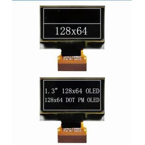 Buy cheap 128*64 1.3 Inch OLED Display PMOLED Display Monochrome SSD1306 Driver from wholesalers